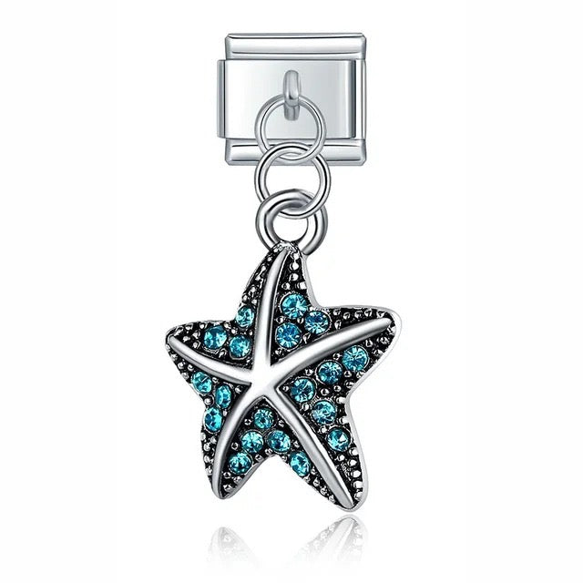 Italian bracelet colgante - estrella de mar