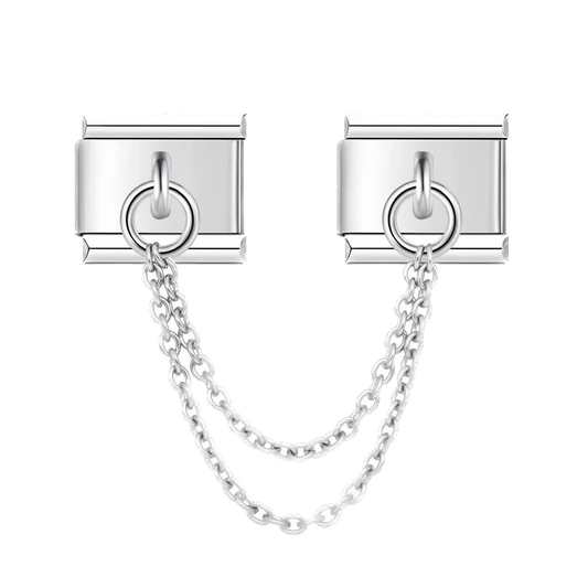 Italian bracelet charm especial - cadena doble
