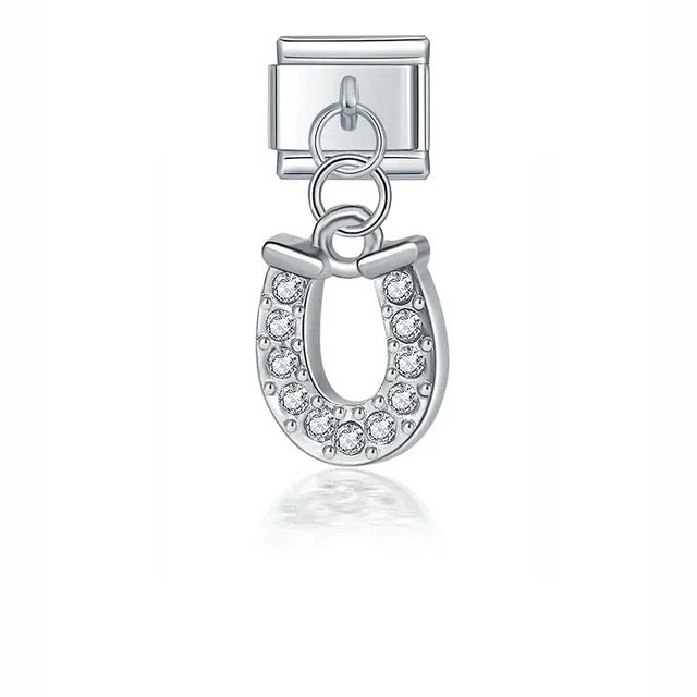 Italian bracelet colgante - herradura