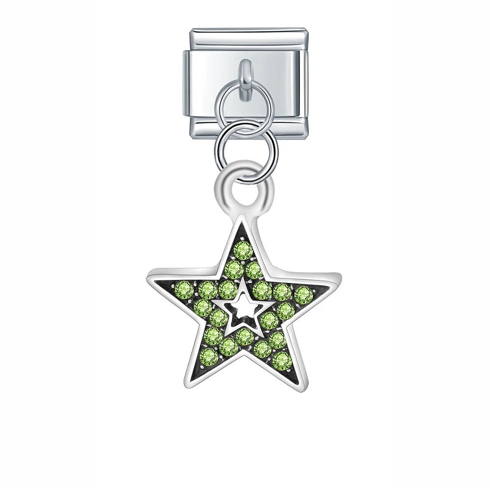 Italian bracelet colgante - estrella