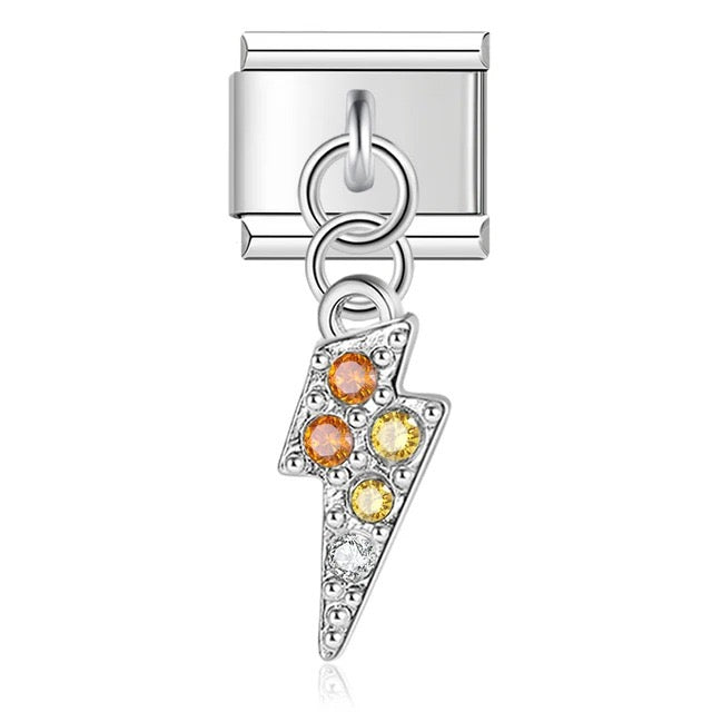 Italian bracelet colgante - rayo