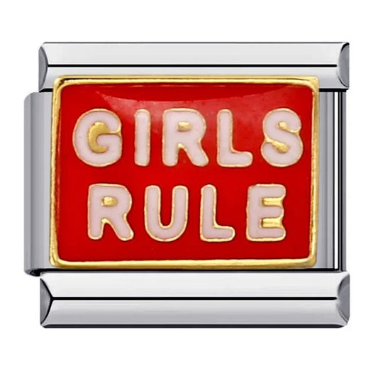 Italian bracelet plano - girls rule