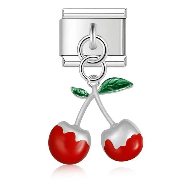 Italian bracelet charm especial - cereza