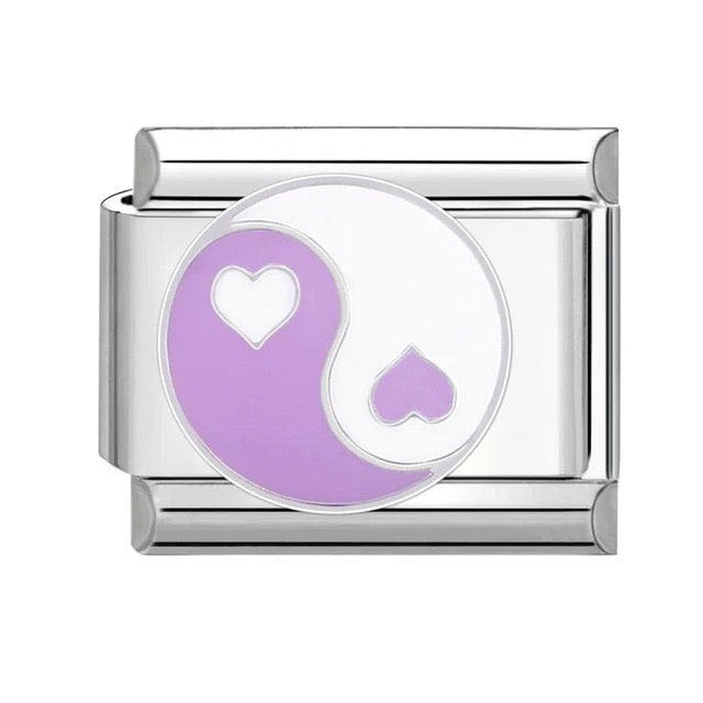 Italian bracelet plano - yin yang