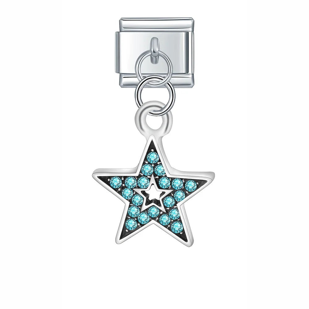 Italian bracelet colgante - estrella
