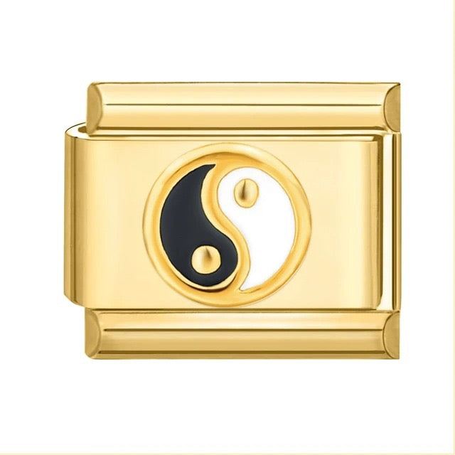 Italian bracelet plano - yin yang