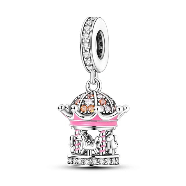 Charm de plata 925 - carrousel