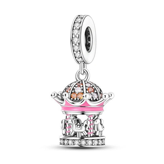 Charm de plata 925 - carrousel
