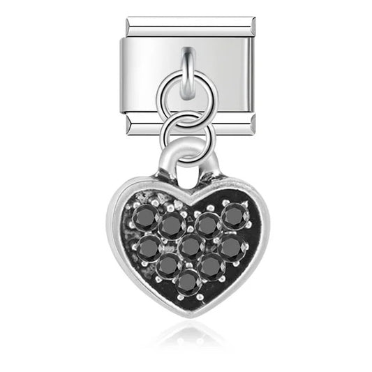 Italian bracelet colgante - corazón