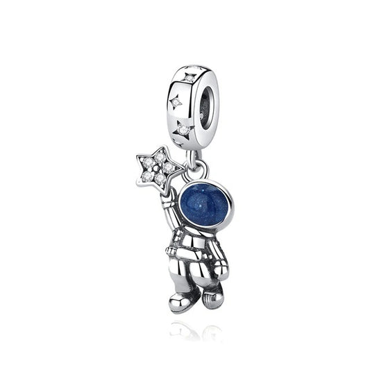 Charm de plata 925 - astronauta