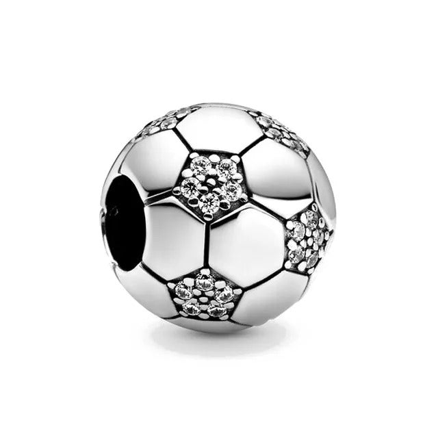 Charm de plata 925 - pelota de fútbol