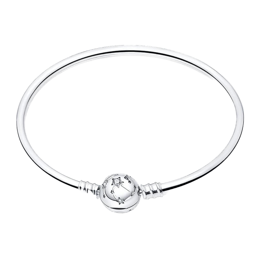 Pulsera para charms de plata 925 - galaxia