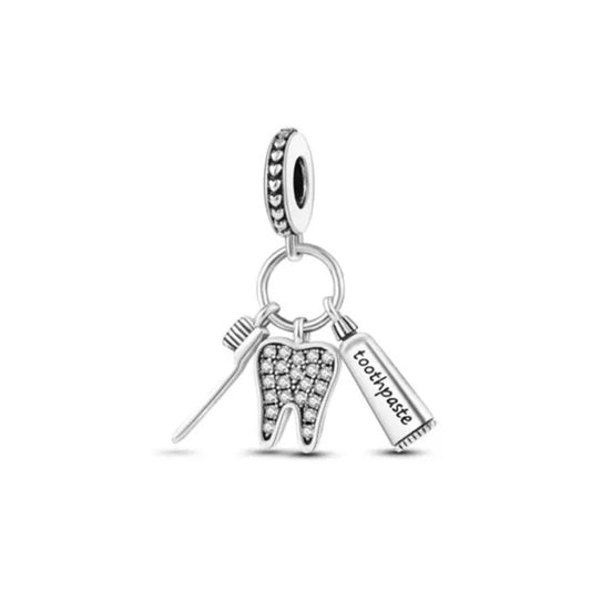 Charm de plata 925 - odontología