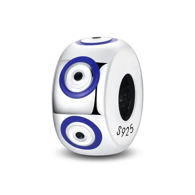 Charm de plata 925 - separador ojo turco