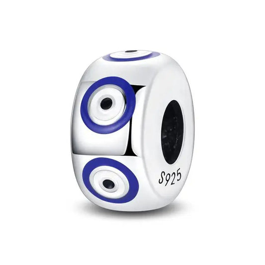 Charm de plata 925 - separador ojo turco