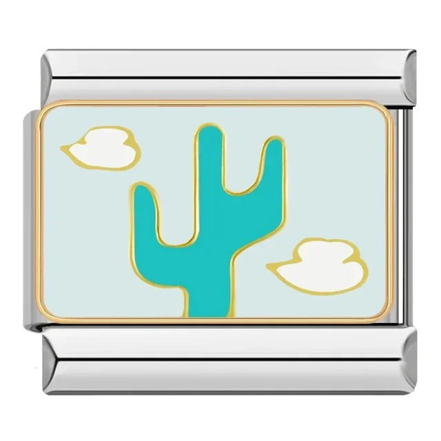 Italian bracelet plano - cactus