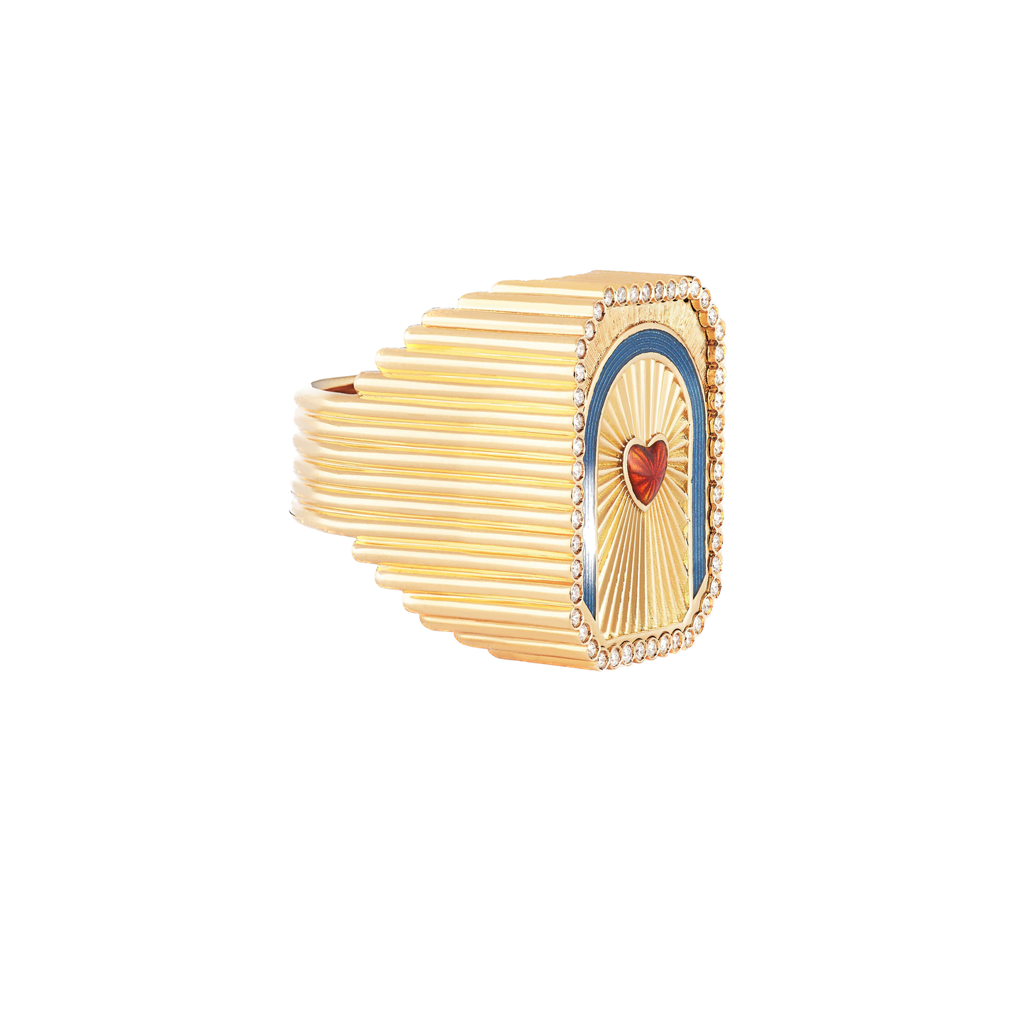 Tarot Ring - red heart