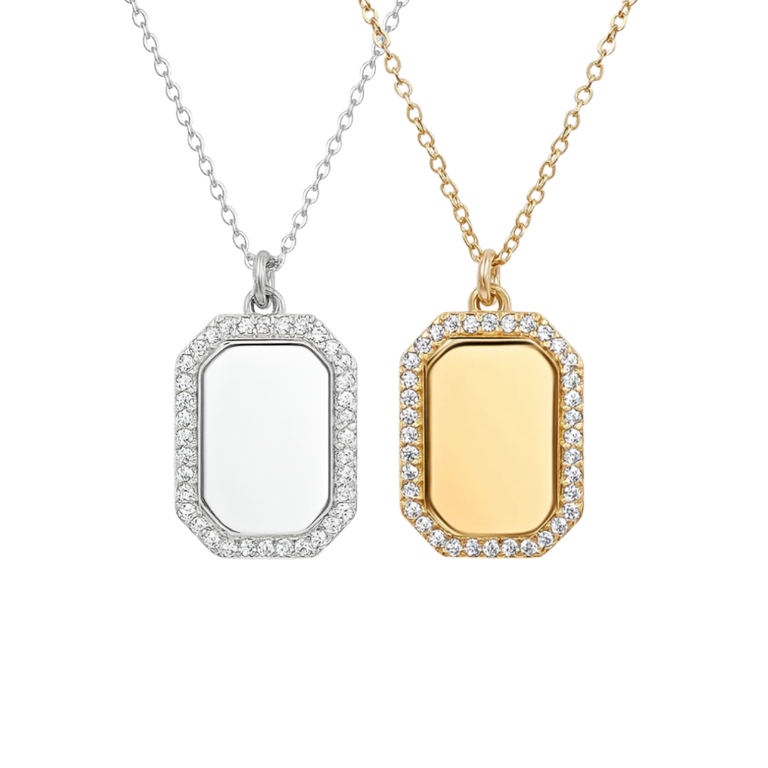 Placa rectangular para personalizar con láser