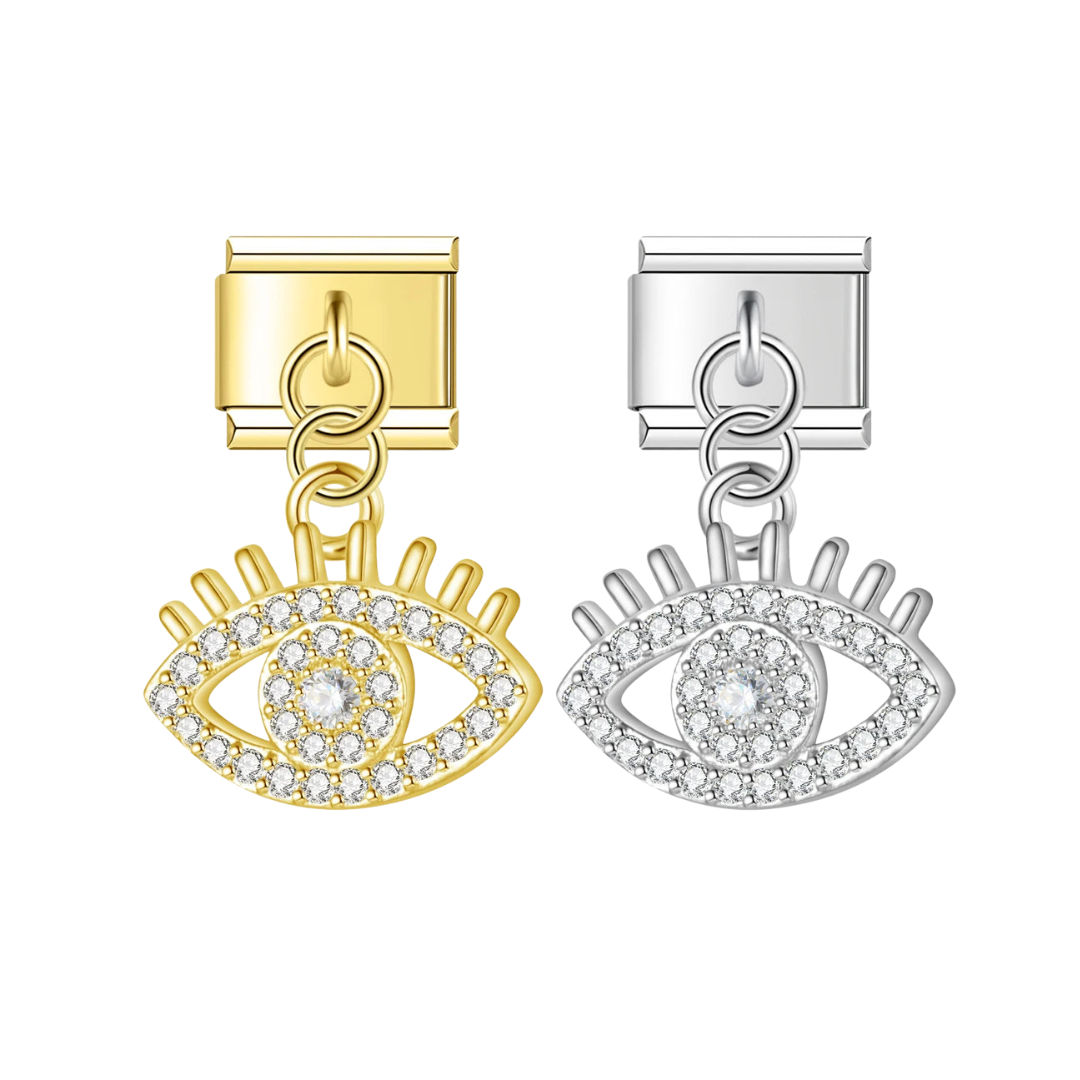 Italian bracelet colgante - ojo turco