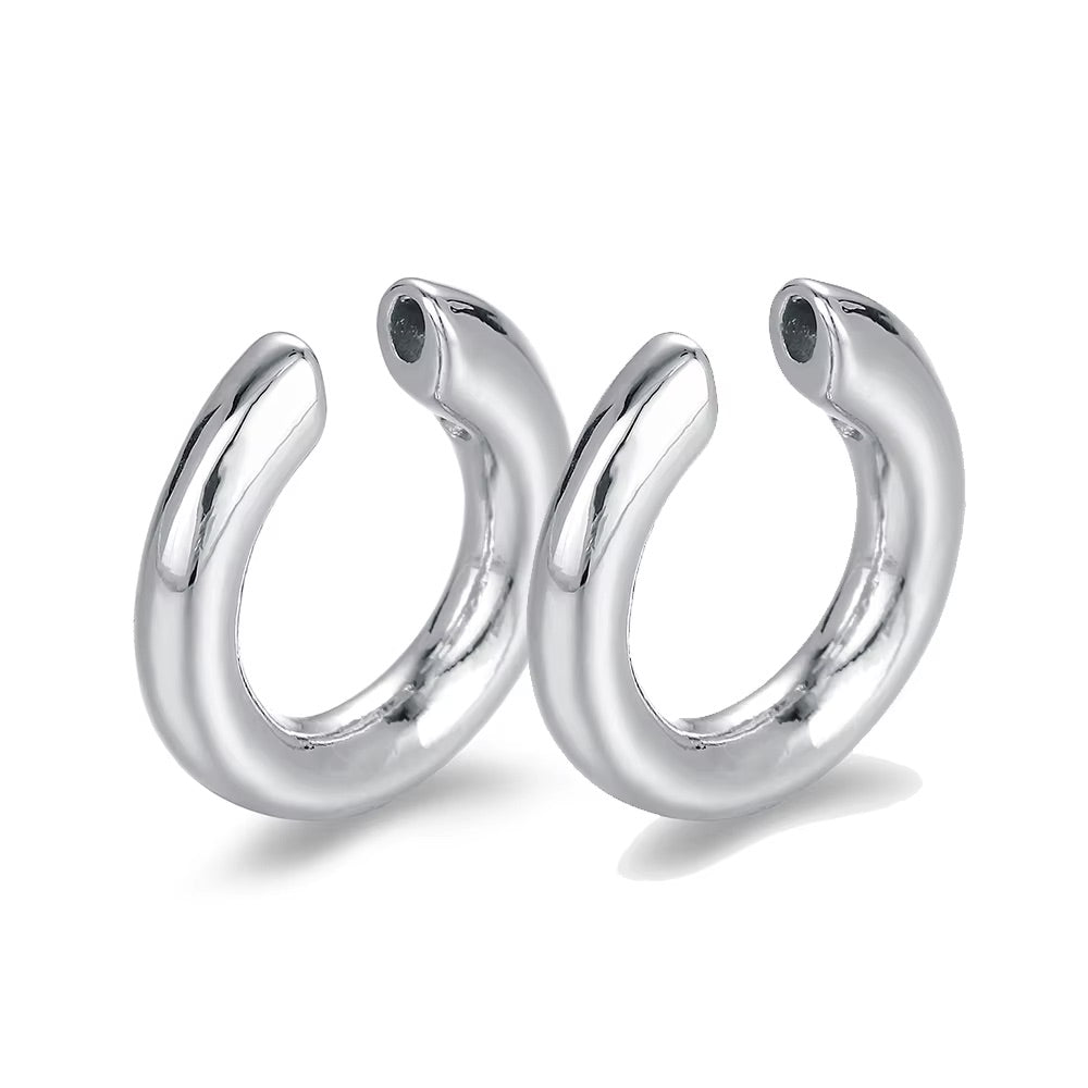 Ear Cuff Basic Veronica - Plateado