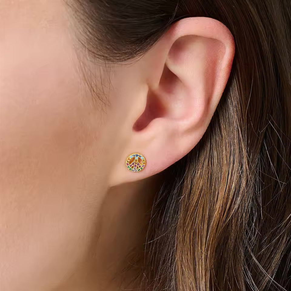Stud peace - Plata de Ley 925