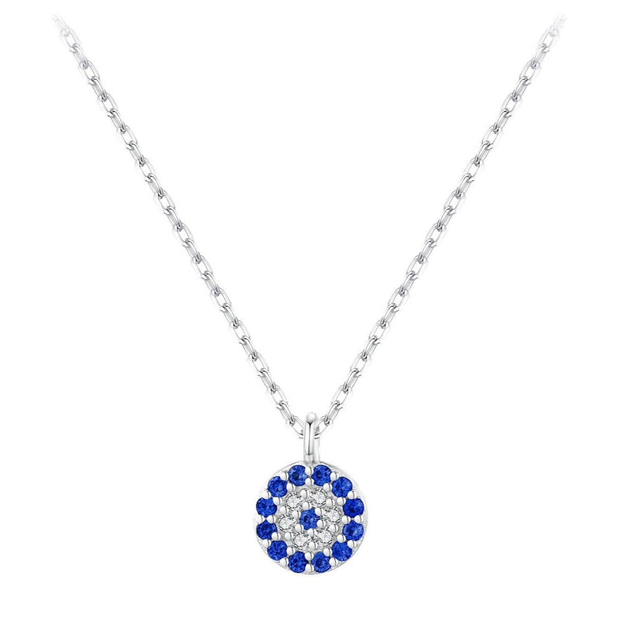 Collar de ojo turco - Plata de ley 925
