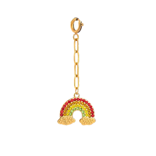 Bikini clip - rainbow sparkle