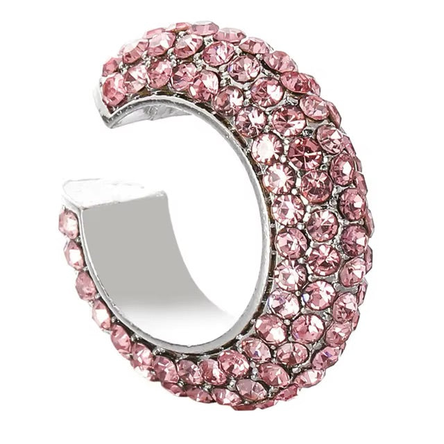 Ear cuff Eva - plateado