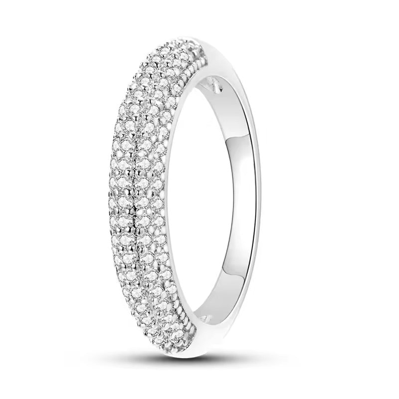 Anillo Cristals- Promesa Plata de Ley 925
