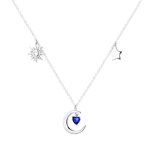 I love you to the moon and back - Plata de ley 925