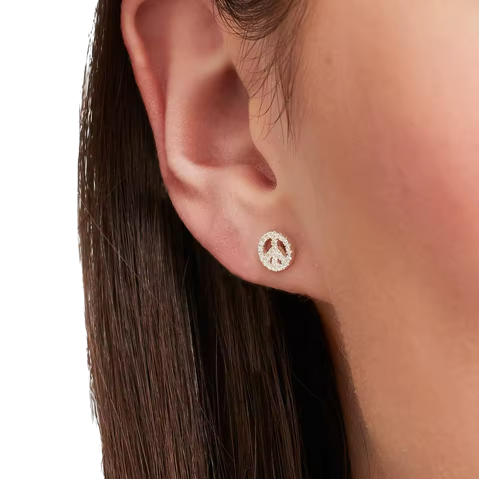 Stud peace - Plata de Ley 925