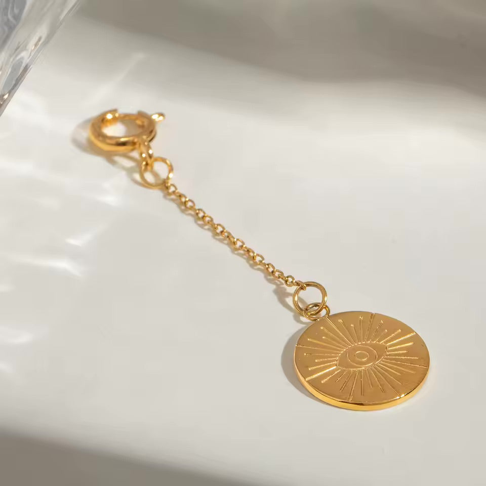 Bikini clip - evil eye