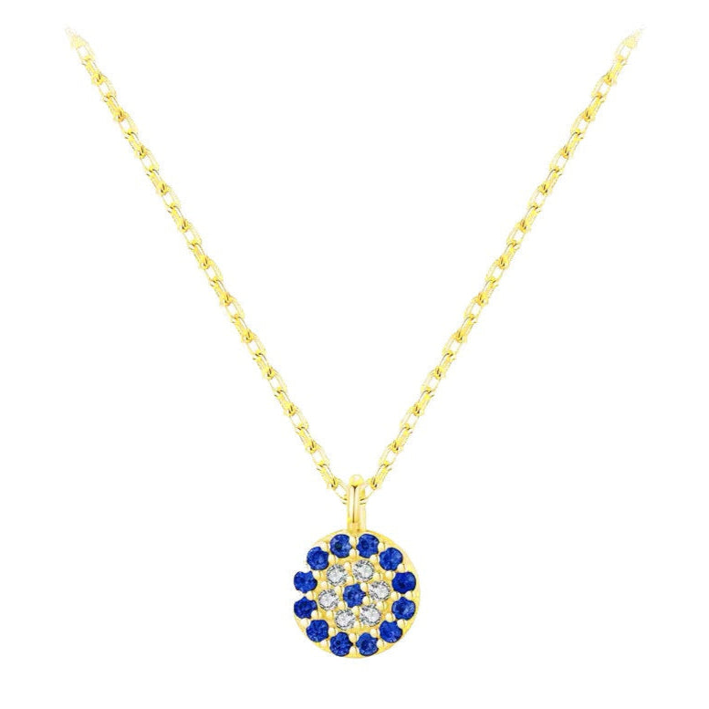 Collar de ojo turco - Plata de ley 925
