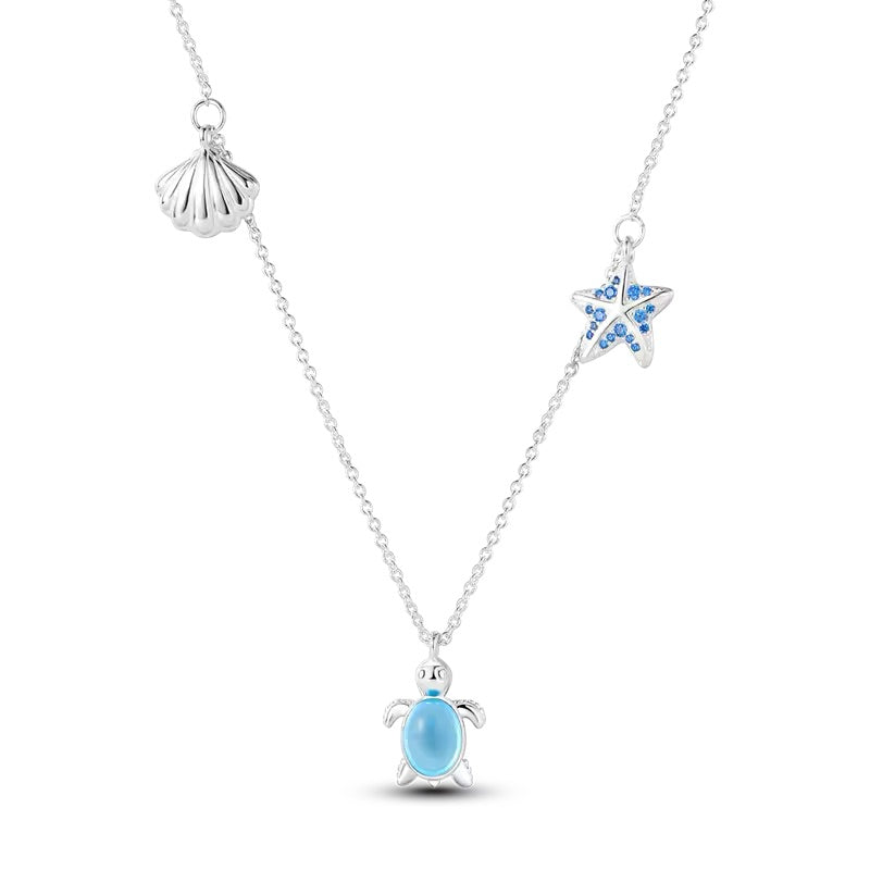 Collar de tortuguita - Plata de ley 925