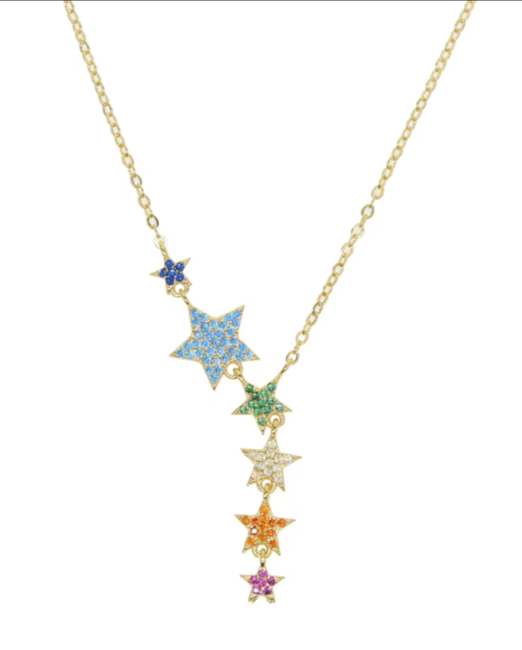 Collar Veruska - Multicolor Dorado - Plata de ley 925