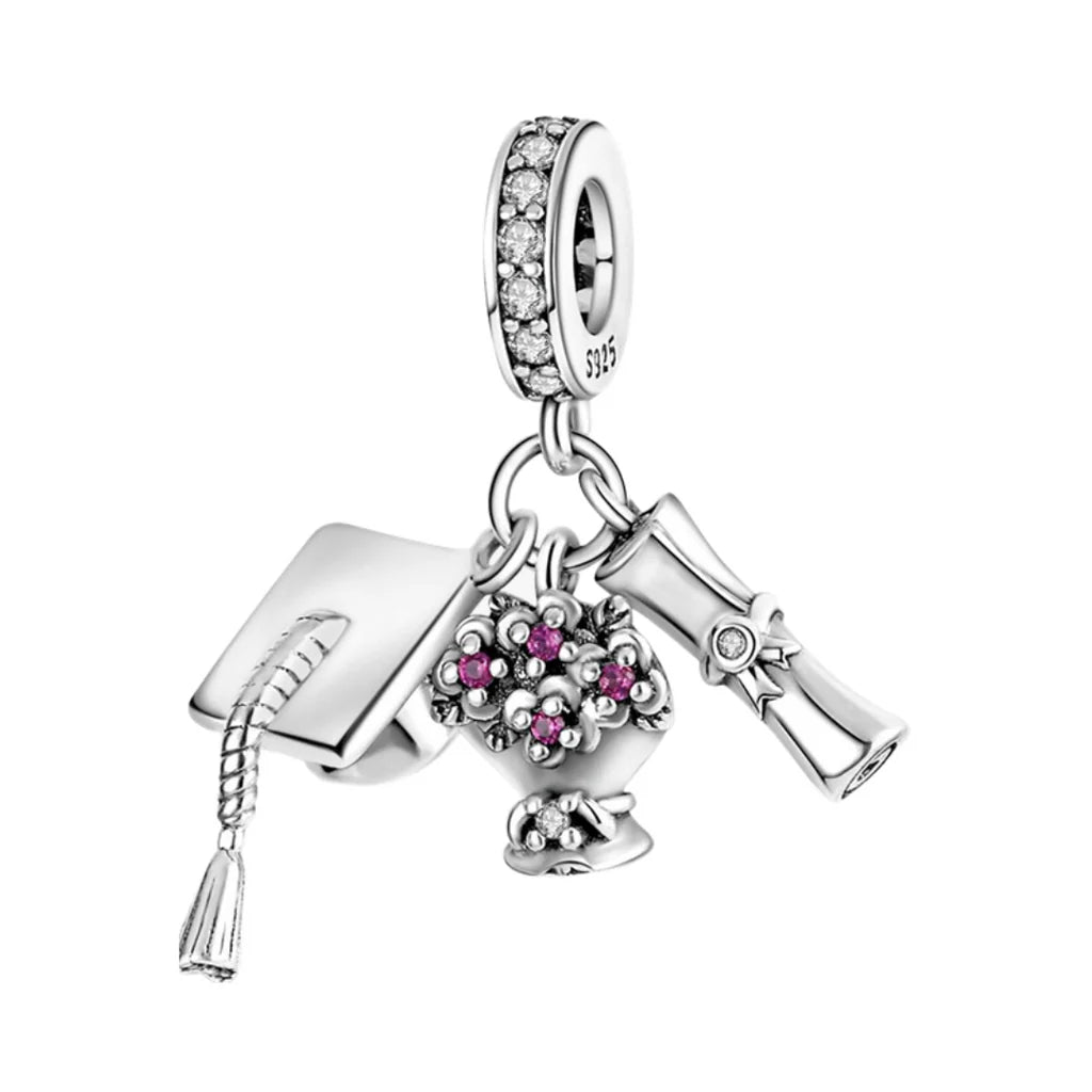 Charm de plata 925 - Graduación