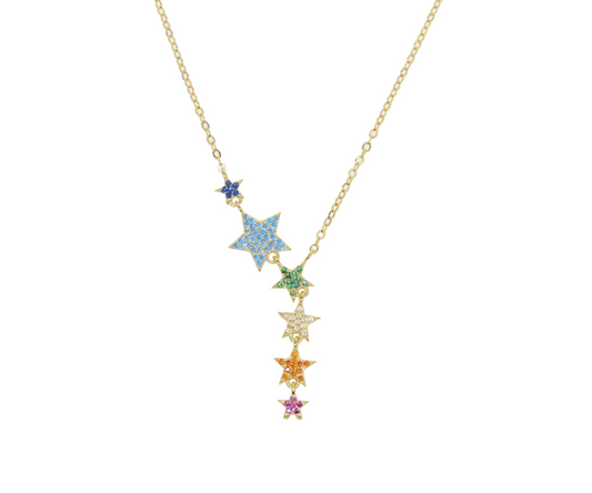 Collar Veruska - Multicolor Dorado - Plata de ley 925
