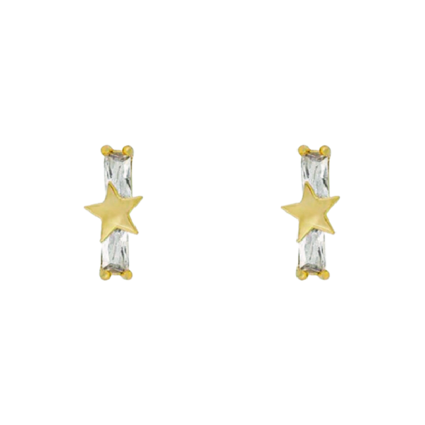 Stud estrellita - Plata de Ley 925