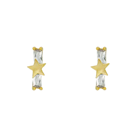Stud estrellita - Plata de Ley 925