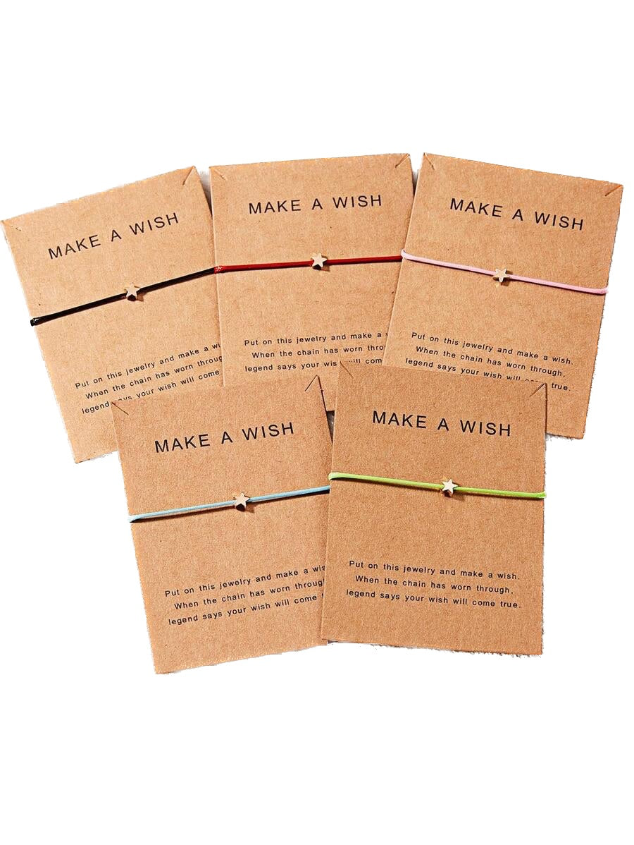 Pulsera make a wish! - set de estrellas ( El collar es personalizado )