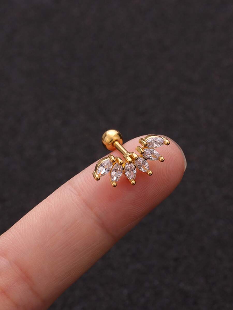 Cristal Studs - Plata de Ley 925