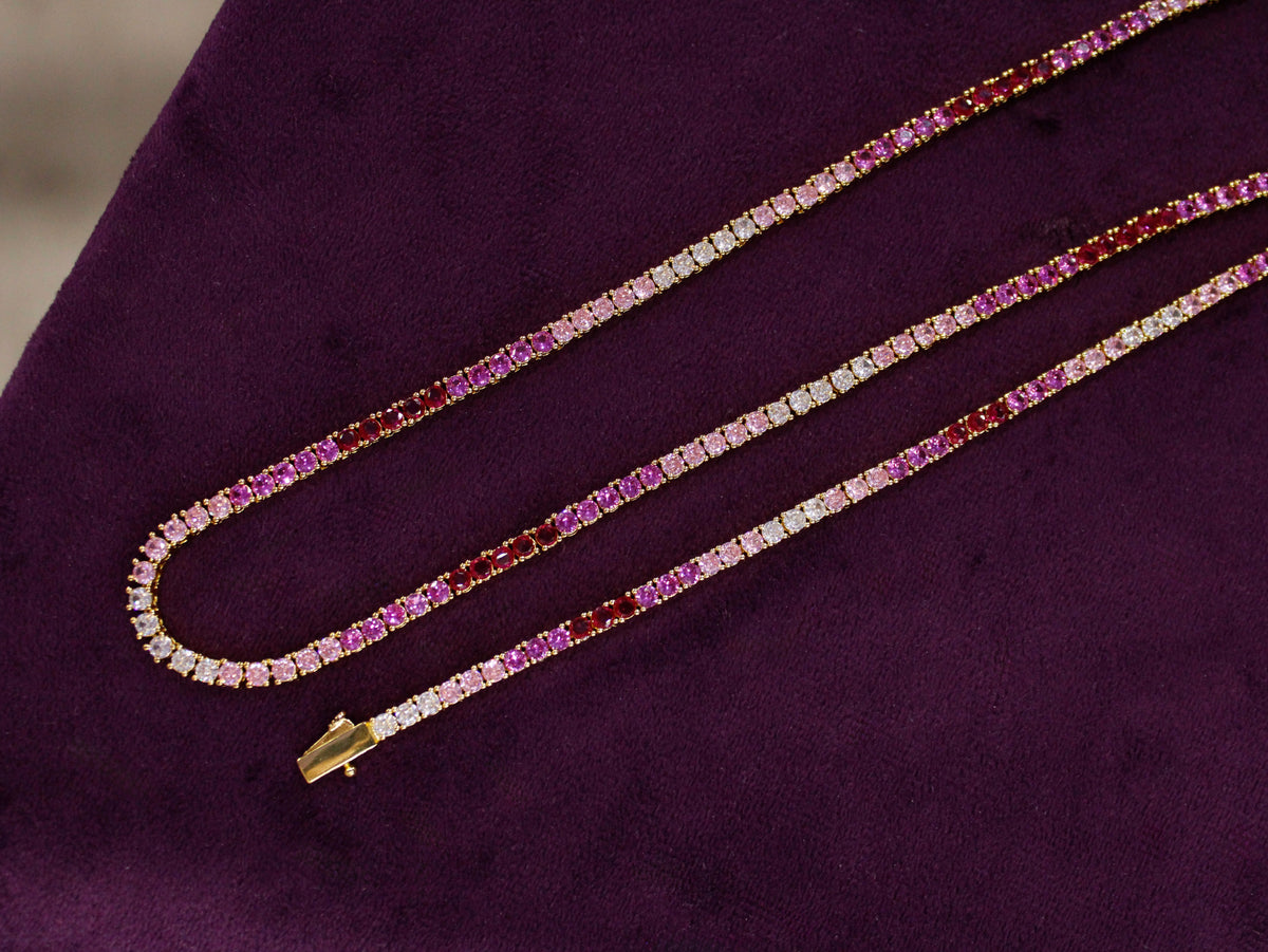Pink Glow Collar
