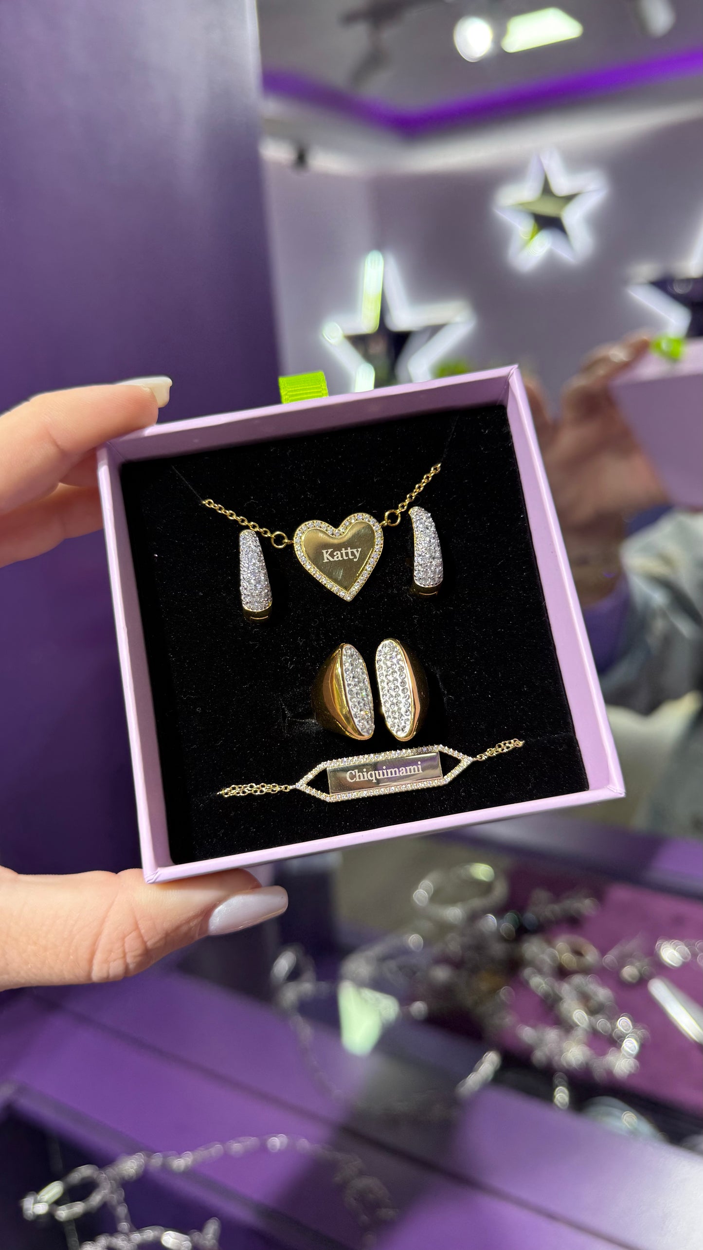 Pulsera para grabar de plata de ley 925 con baño de oro