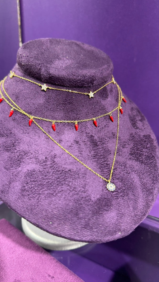 Collar hot chilli pepper - Plata de ley 925