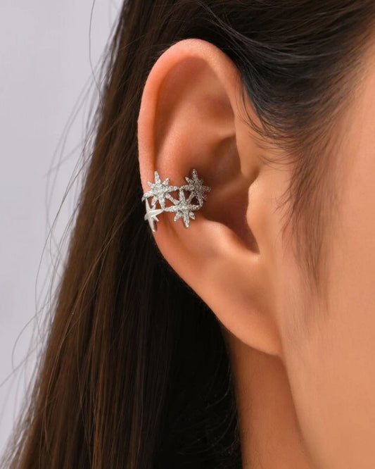 Ear cuff de estrellas copito