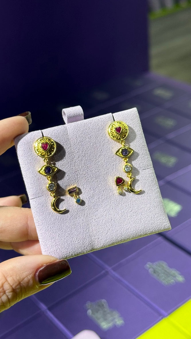 Zarcillos Magical Dream - Plata de ley 925