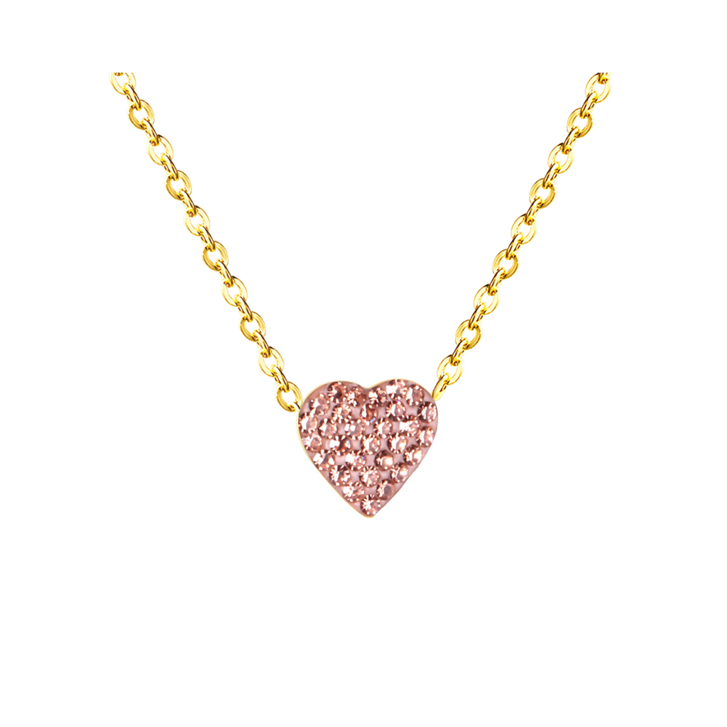 Mini heart - dorado