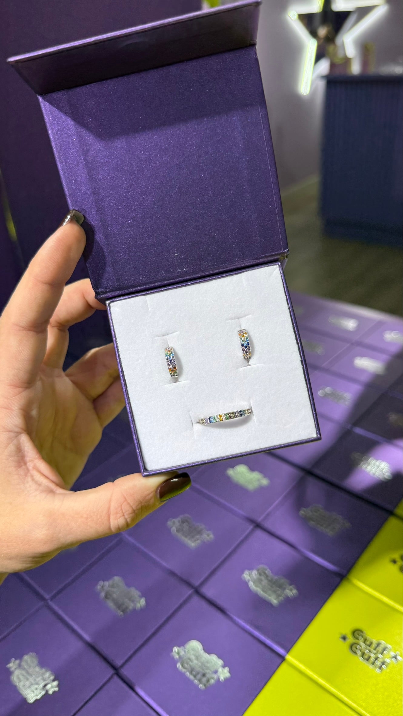 Anillo Corina multicolor - Plata de ley 925