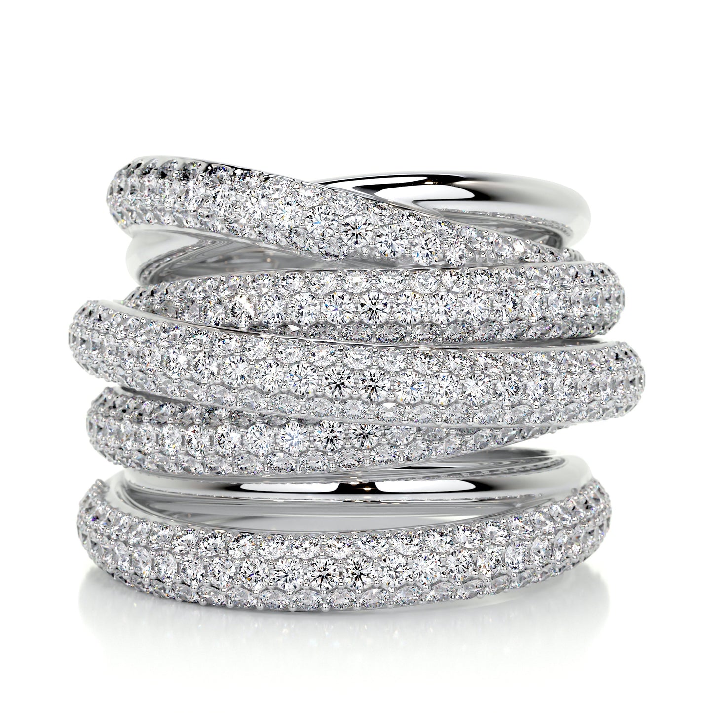 Anillo mil tiras - plateado