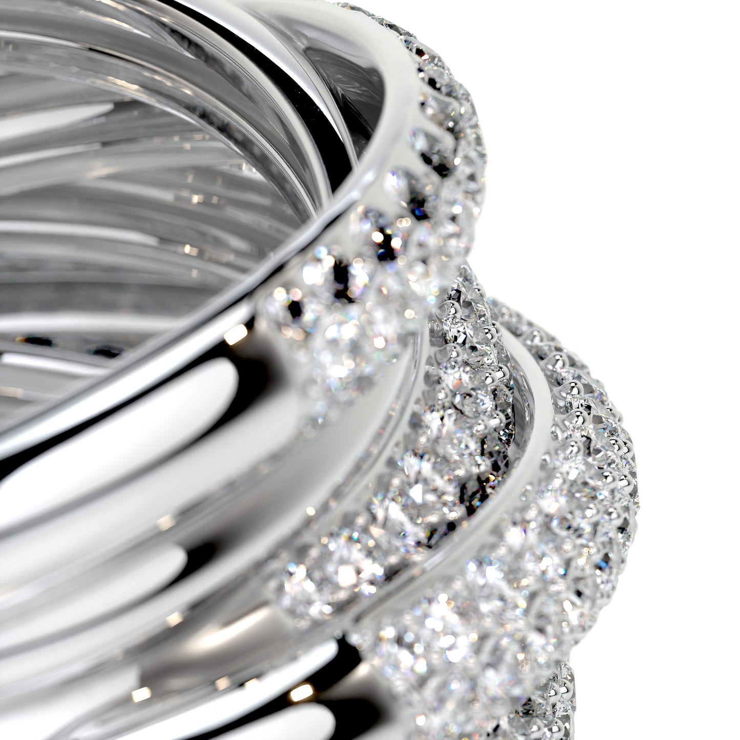 Anillo mil tiras - plateado